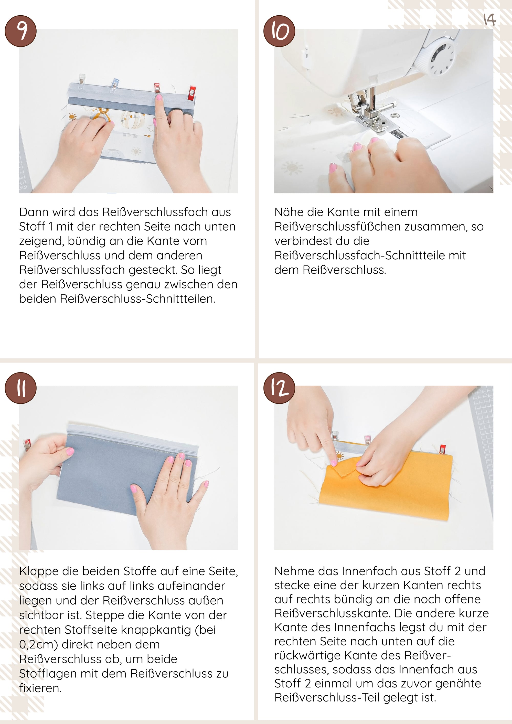 Schnittmuster Malmappe Menjahit