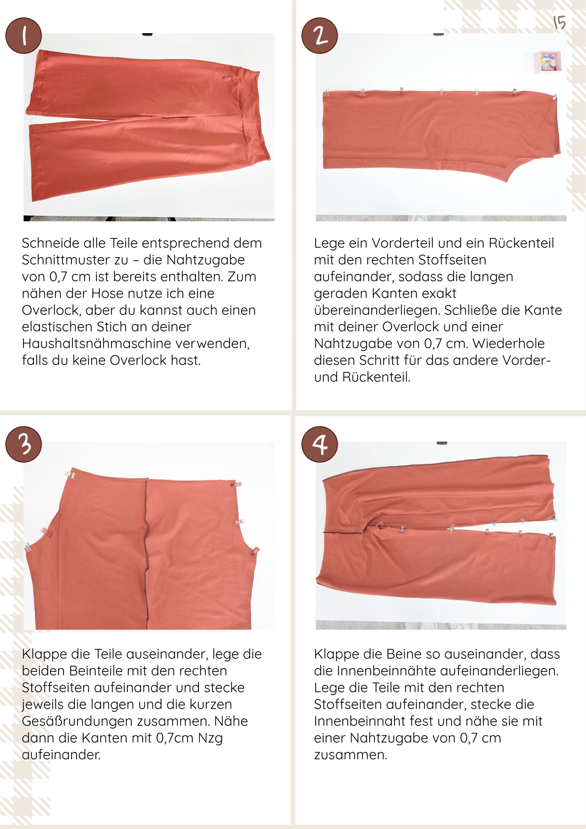 Schnittmuster Hose Femme