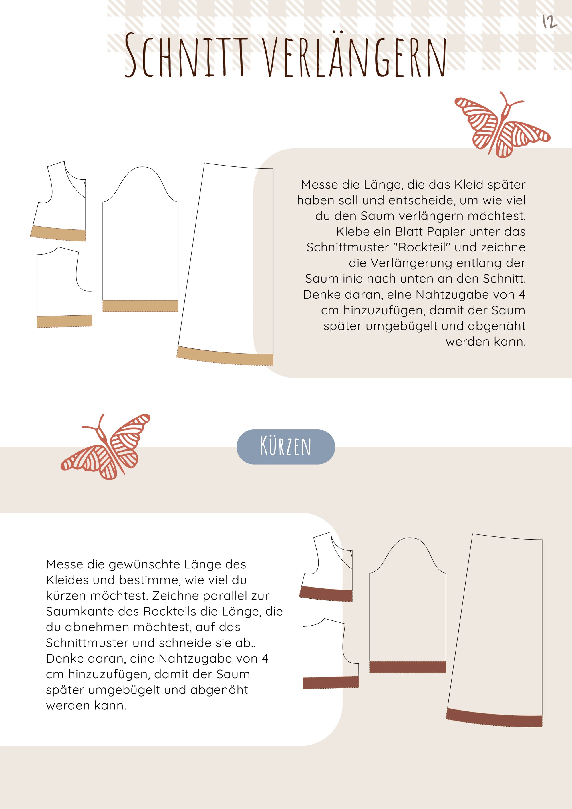 Schnittmuster Kleid Mujer