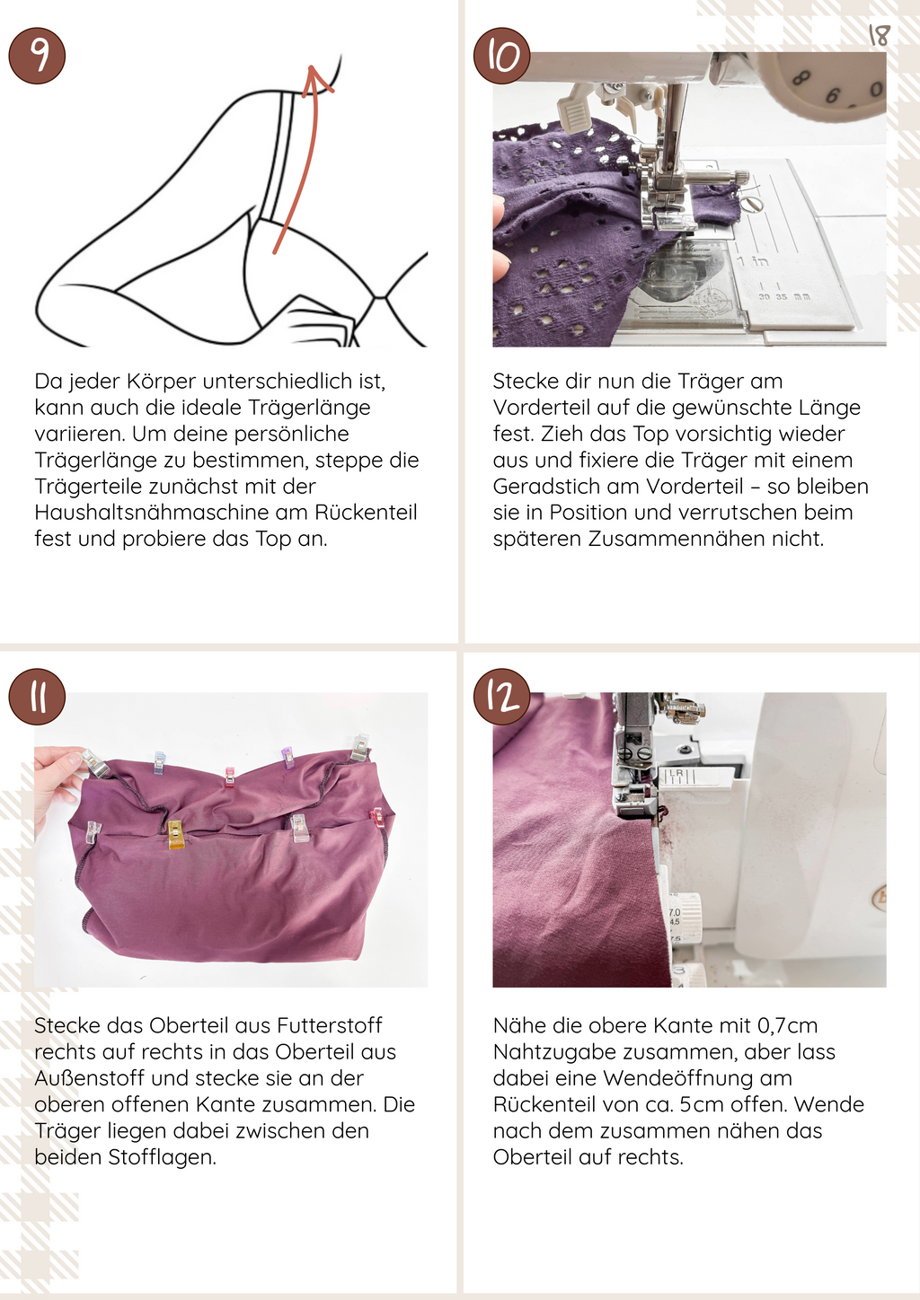 Schnittmuster Bustier, Top & Kleid Tolo