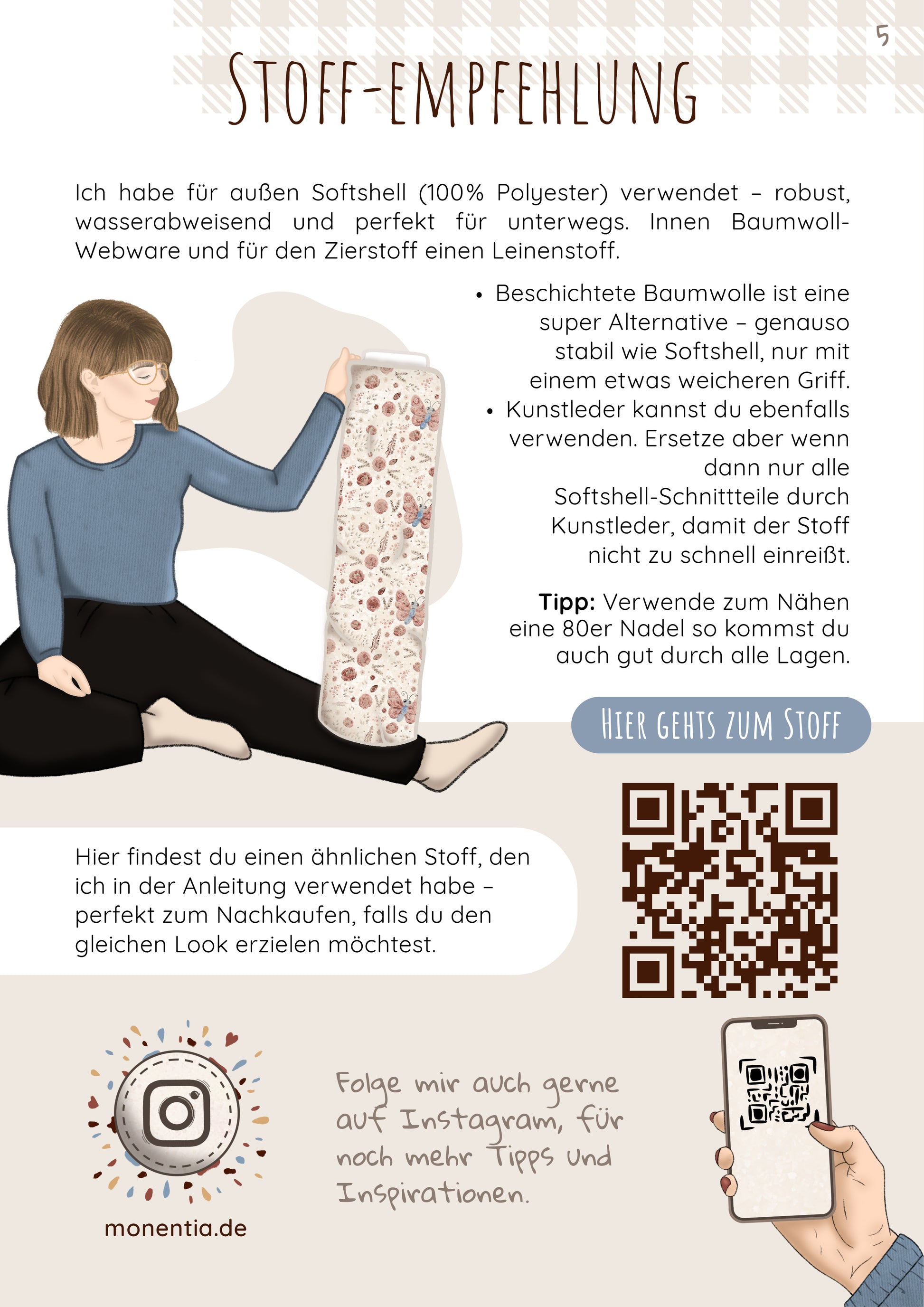 Schnittmuster Yogatasche Sew