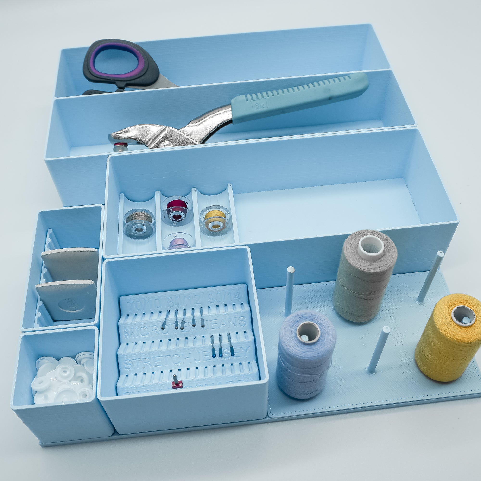 3x6 Aufbewahrungsbox mit 2 Fächern