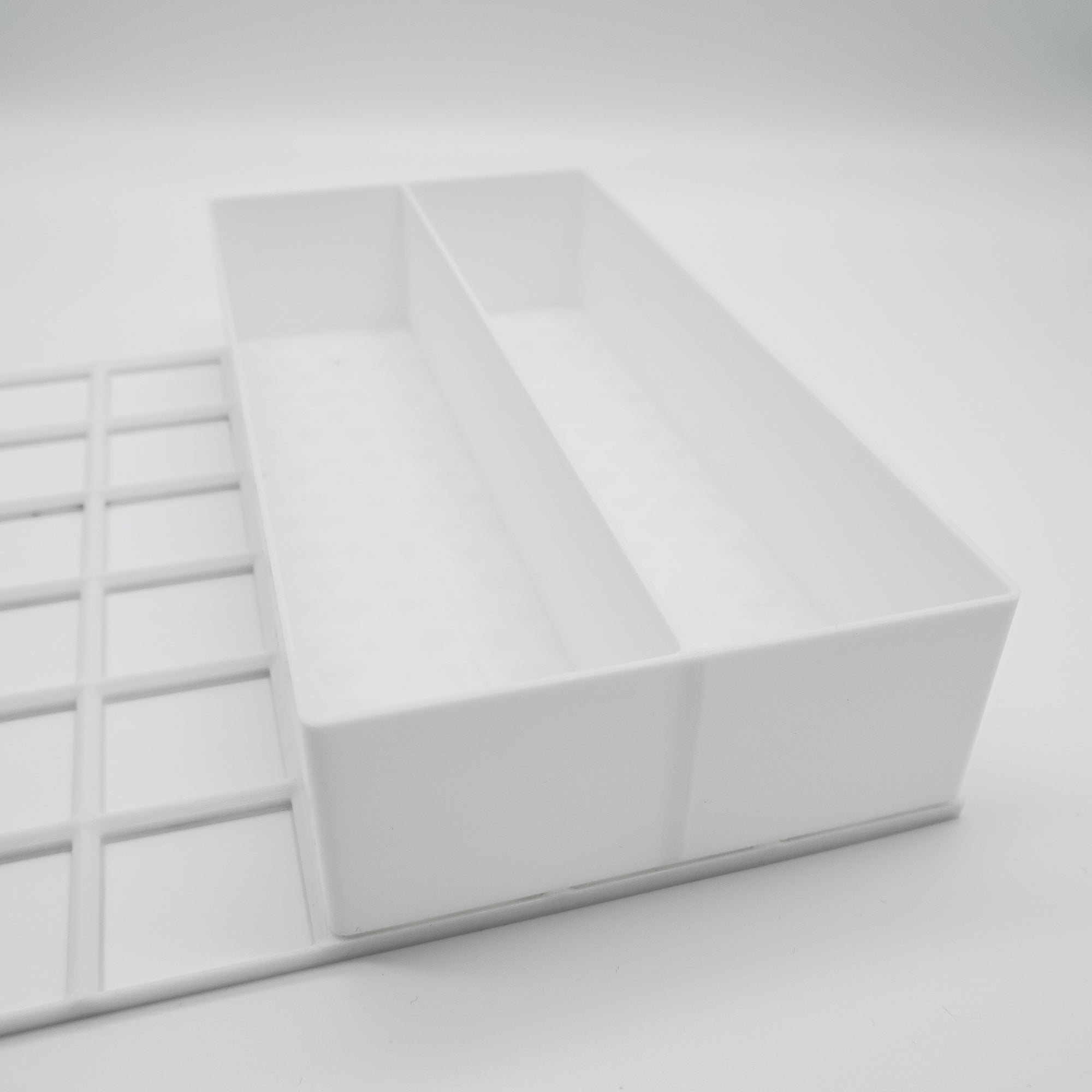 3x6 Aufbewahrungsbox mit 2 Fächern