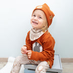 Langarmshirt mit Hasen Stickerei - Gr. 104