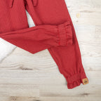 Paperbag Hose Rot - Gr. 98