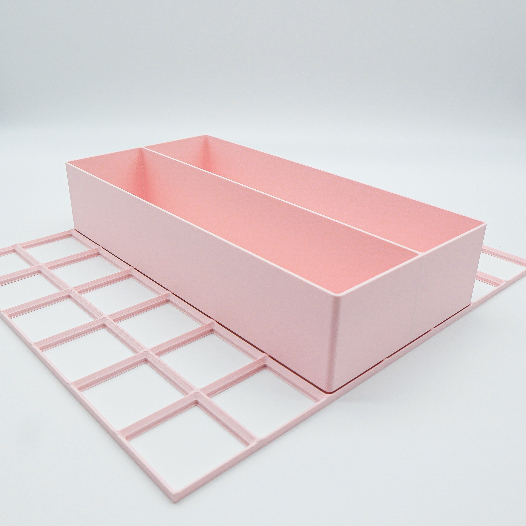 3x6 Aufbewahrungsbox mit 2 Fächern
