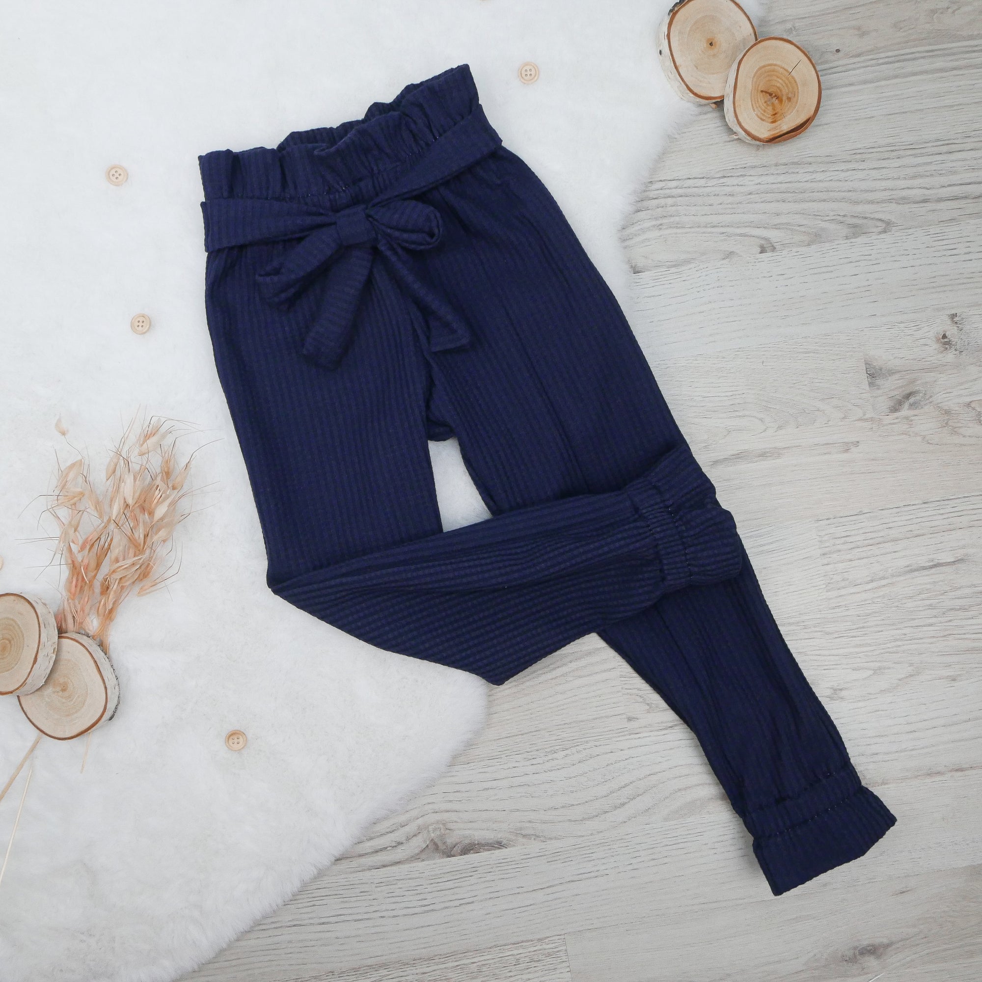Paperbag Hose Dunkelblau - Gr. 104