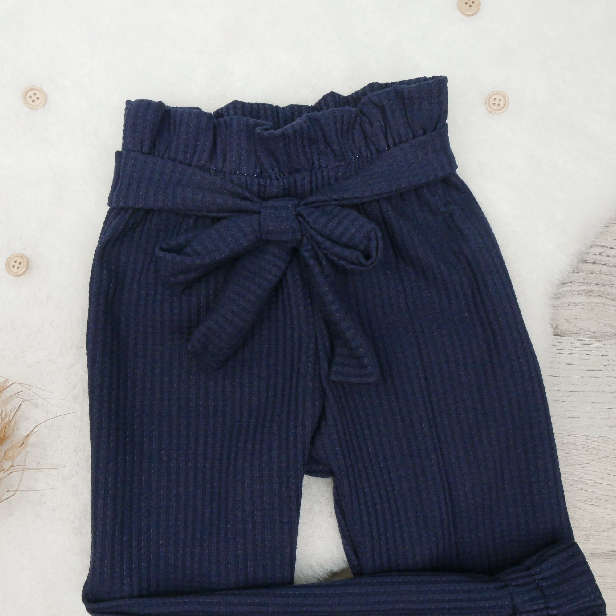 Paperbag Hose Dunkelblau - Gr. 104