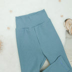 Leggings Waffeljersey Hellblau - Gr. 104