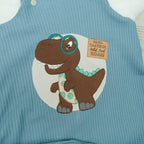 Latzhose mit Dino Stickerei - Gr. 80