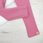 Leggings Waffeljersey Altrosa - Gr. 104