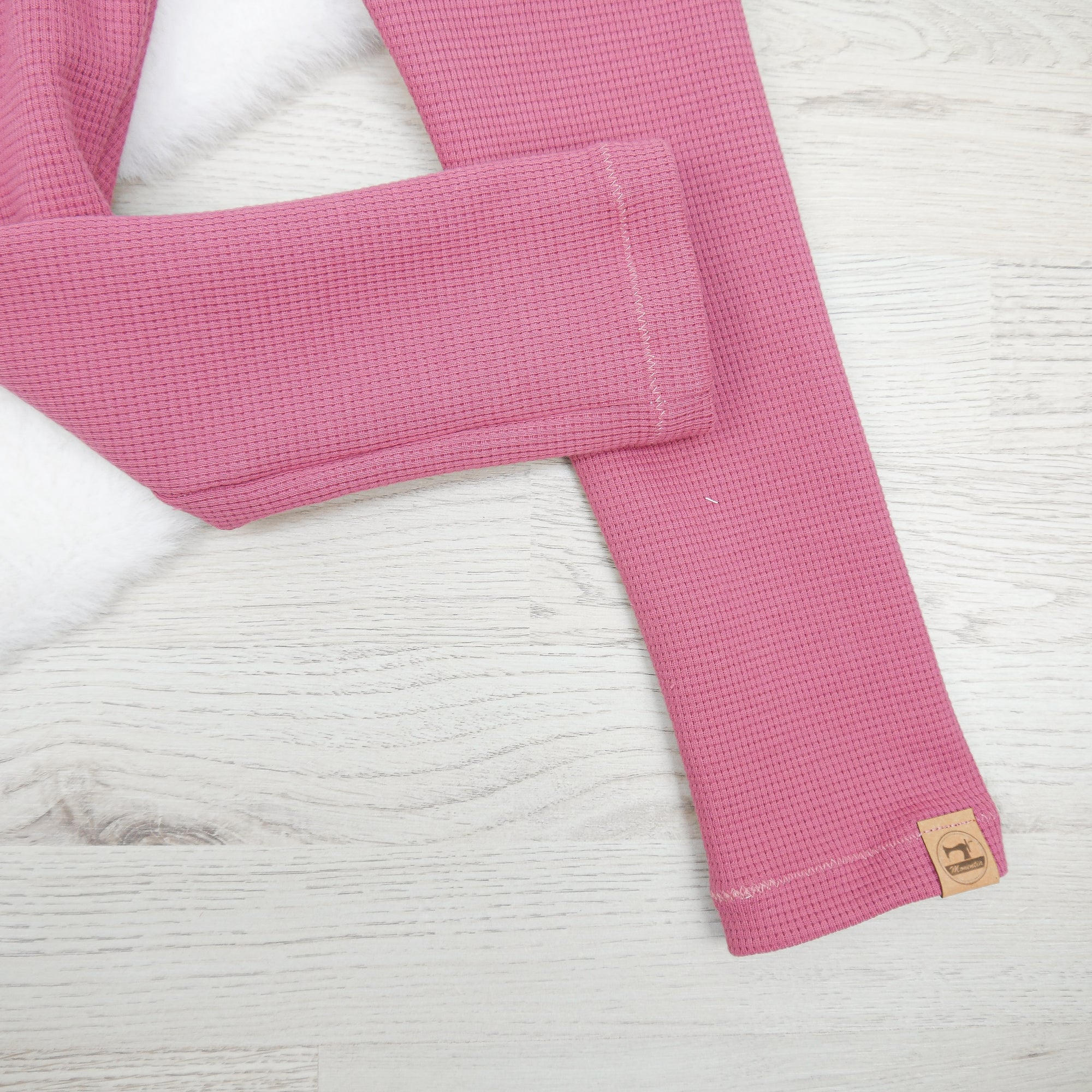 Leggings Waffeljersey Altrosa - Gr. 104