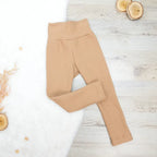 Leggings Waffeljersey Beige