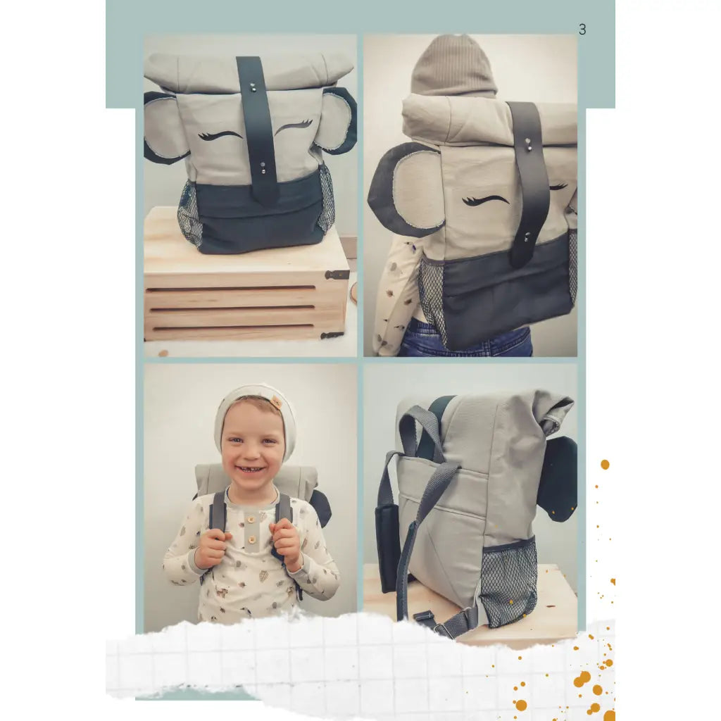 Kinderrucksack Coser / Rolltop Rucksack für Kinder