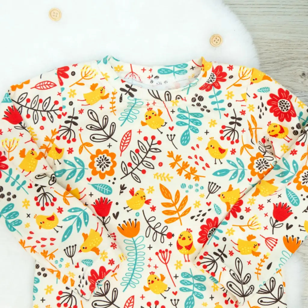 Basic Shirt knuffige Küken