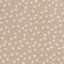 Musselin Beige - Pusteblumen